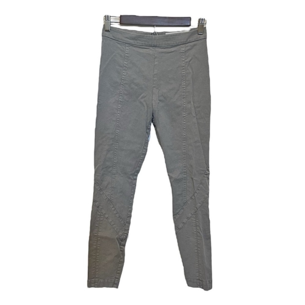 Donna Karan Skinny Pants Lyocell Cotton Blend Gray Size 2